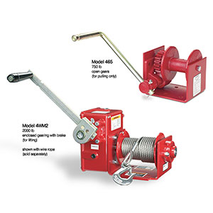 Thern Worm gear Hand Winches